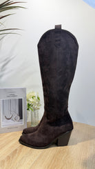 Santiags Choco à strass DS.Sélection
