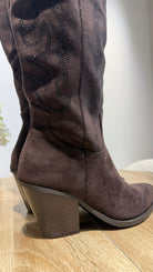 Santiags Choco à strass DS.Sélection