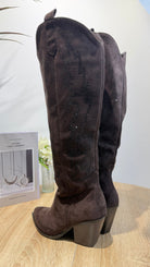 Santiags Choco à strass DS.Sélection