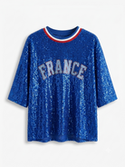 T-Shirt Sequins France DS.Sélection