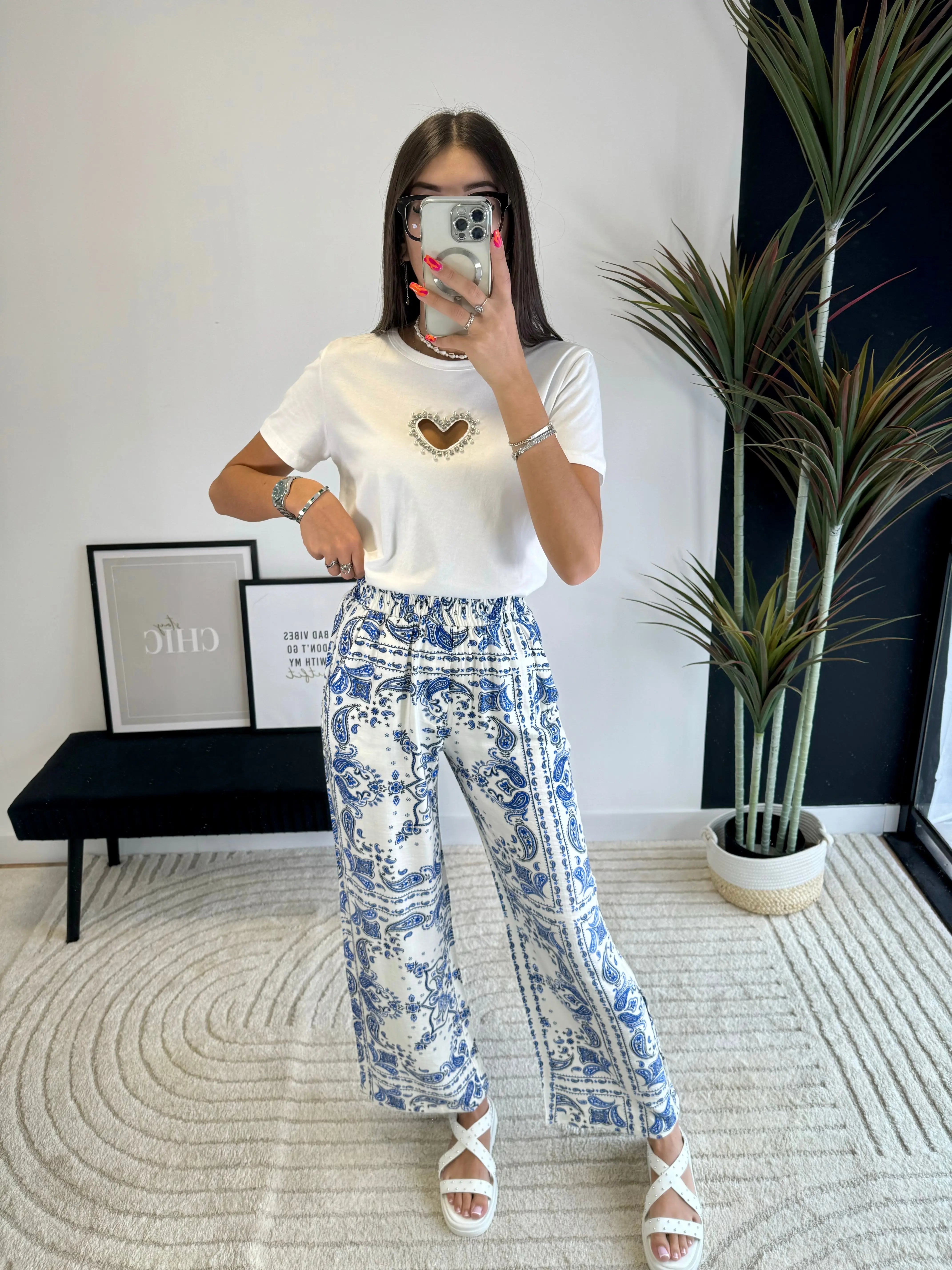 T-shirt blanc coeur DS.Sélection