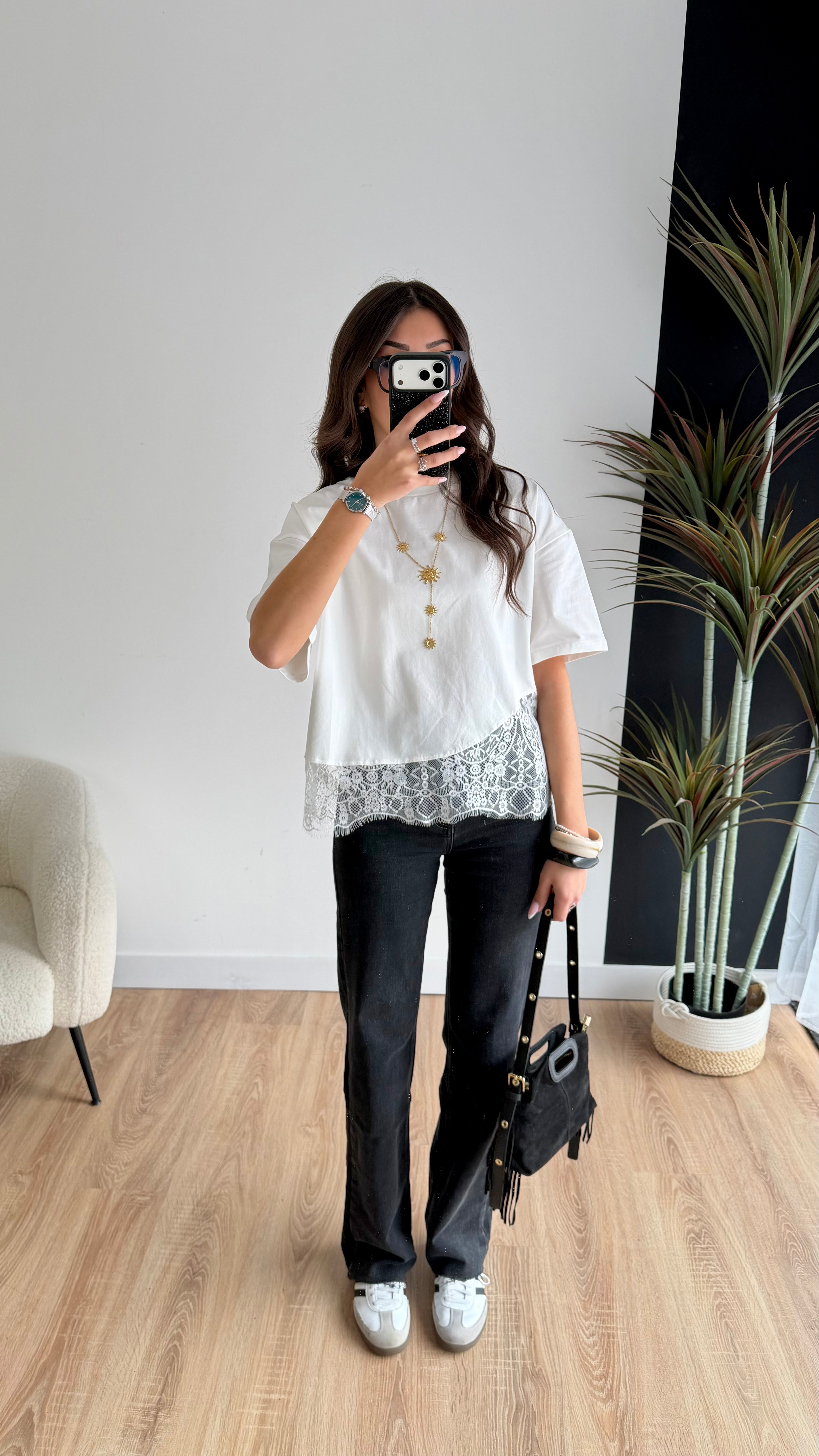 T-shirt dentelle DS.Sélection