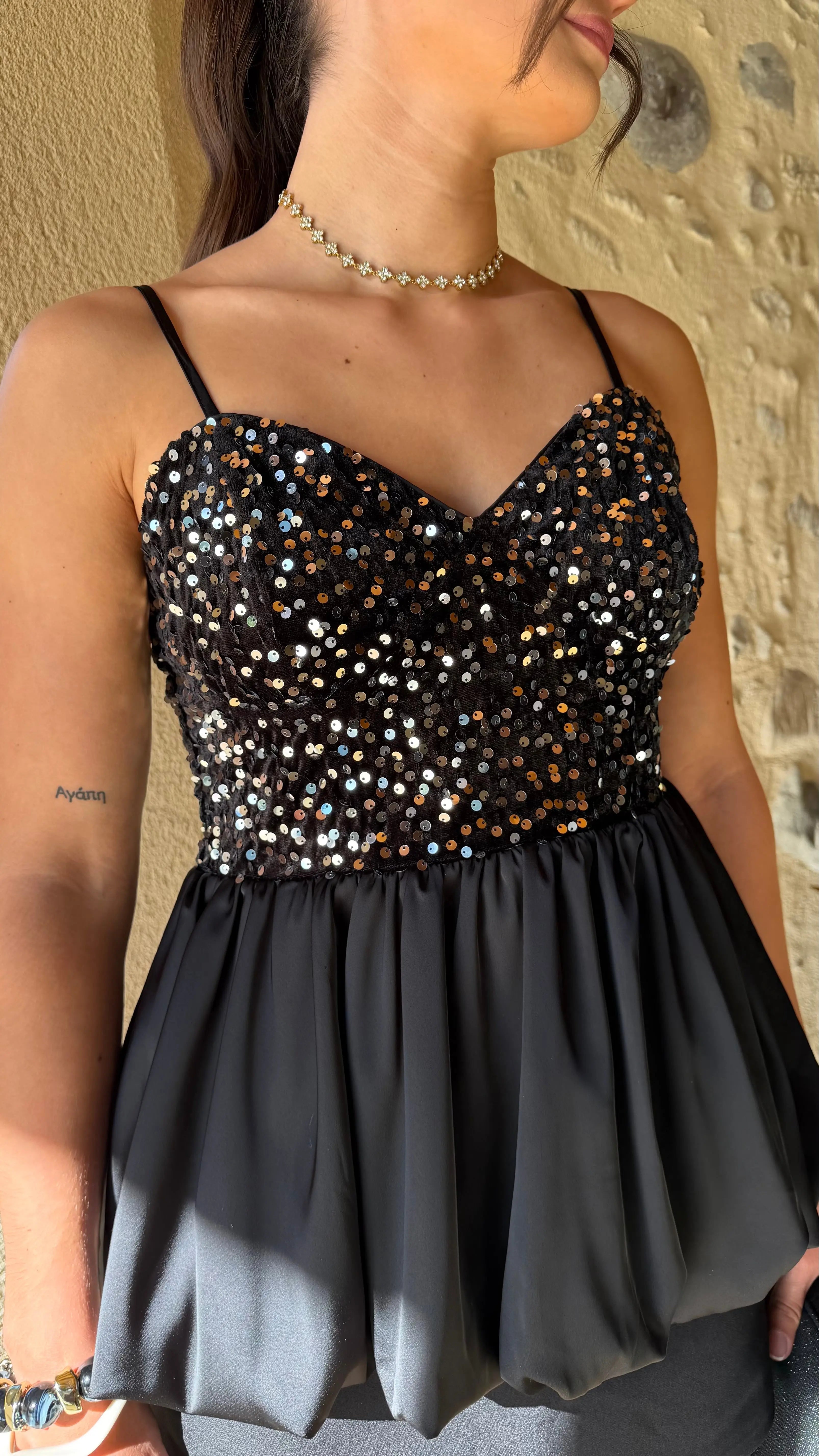 Top Anaïs argenté DS.Sélection