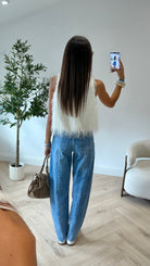 Top blanc Yasmine DS.Sélection
