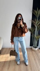 Veste Olivia en daim DS.Sélection