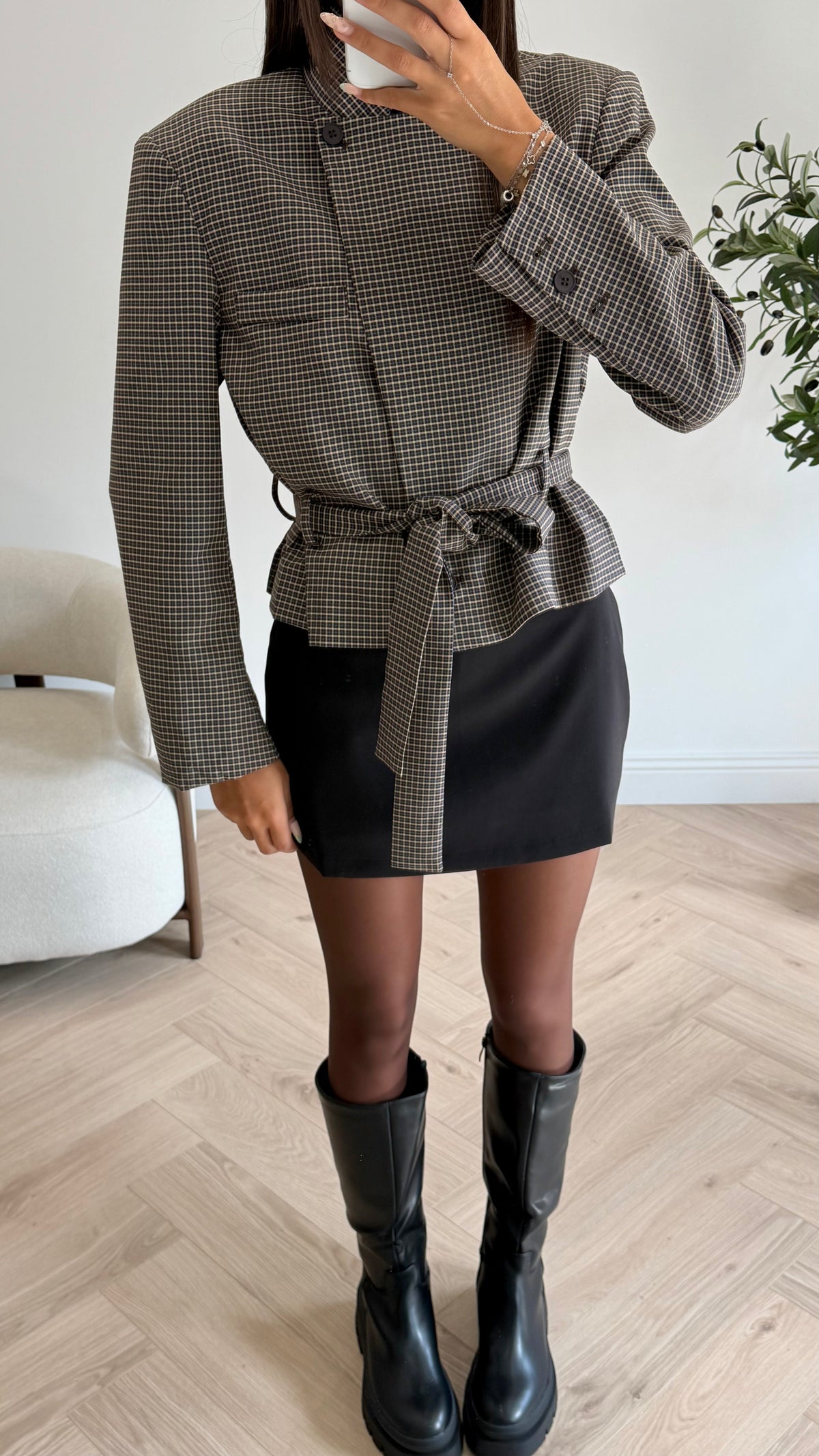 Veste à carreaux DS.Sélection