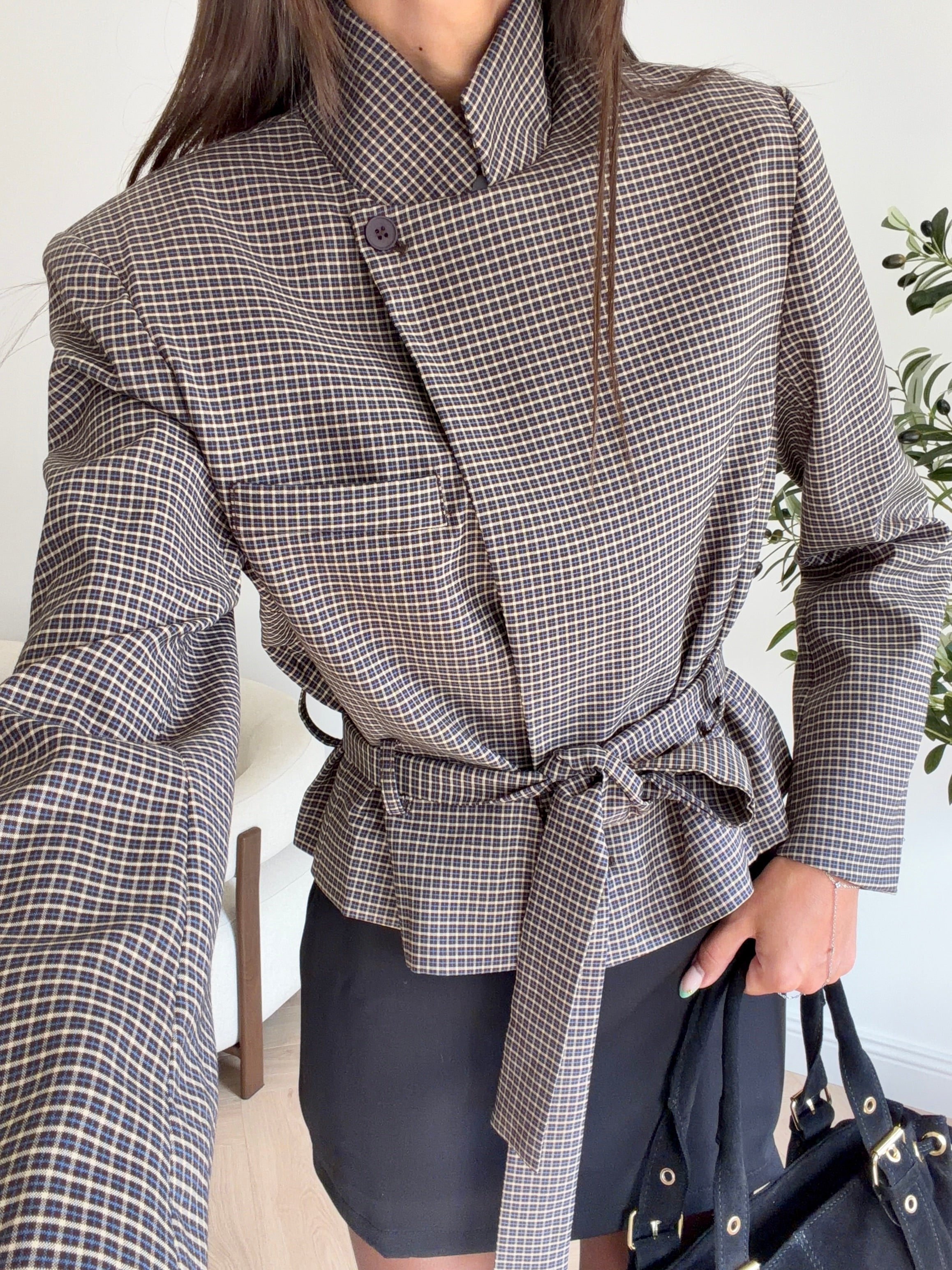 Veste à carreaux DS.Sélection